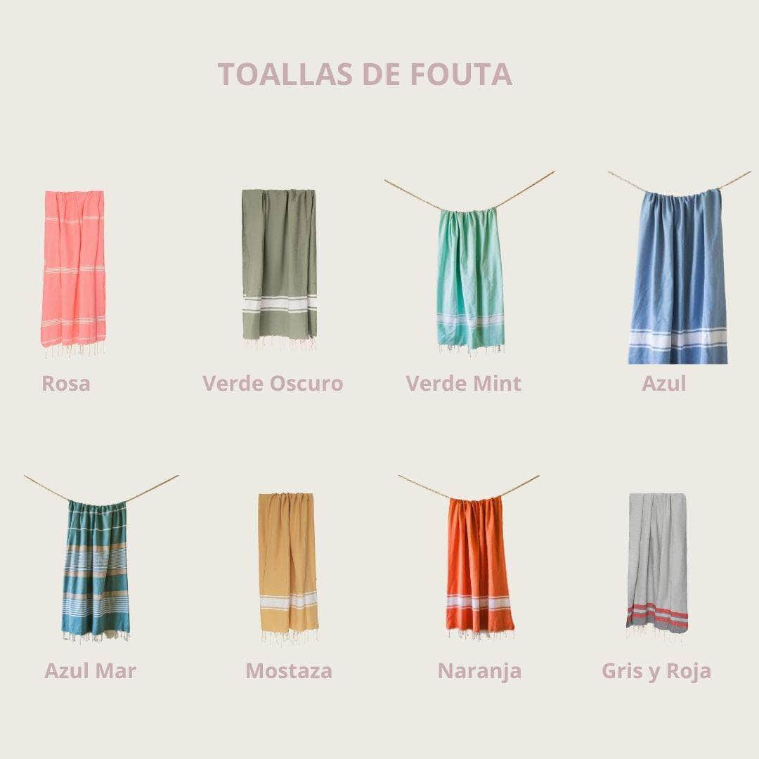 OUT - Pack de 2 Toallas de Fouta para Parejas